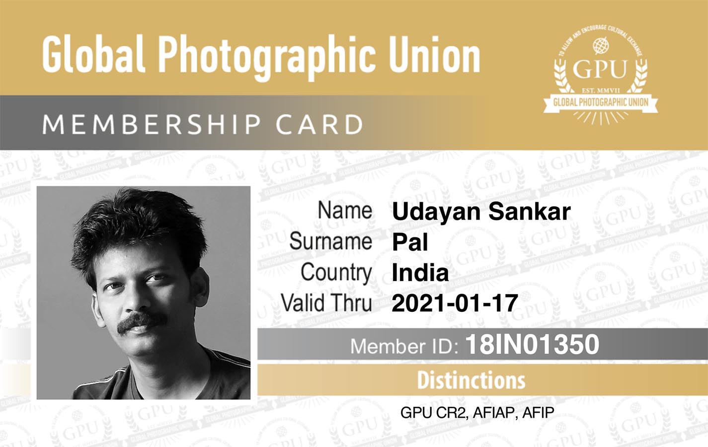 GPU Membership Card