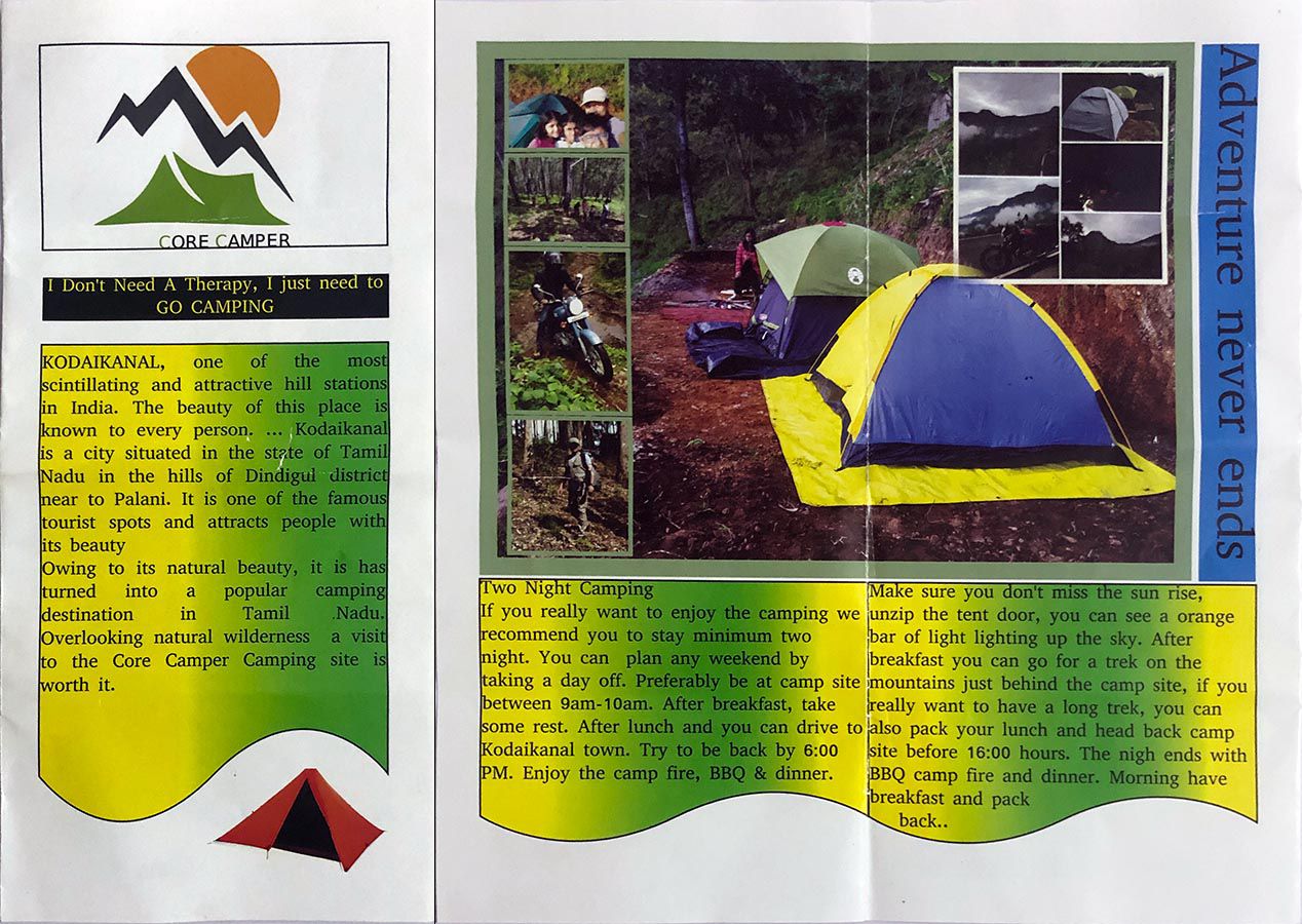 Core Camper Brochure
