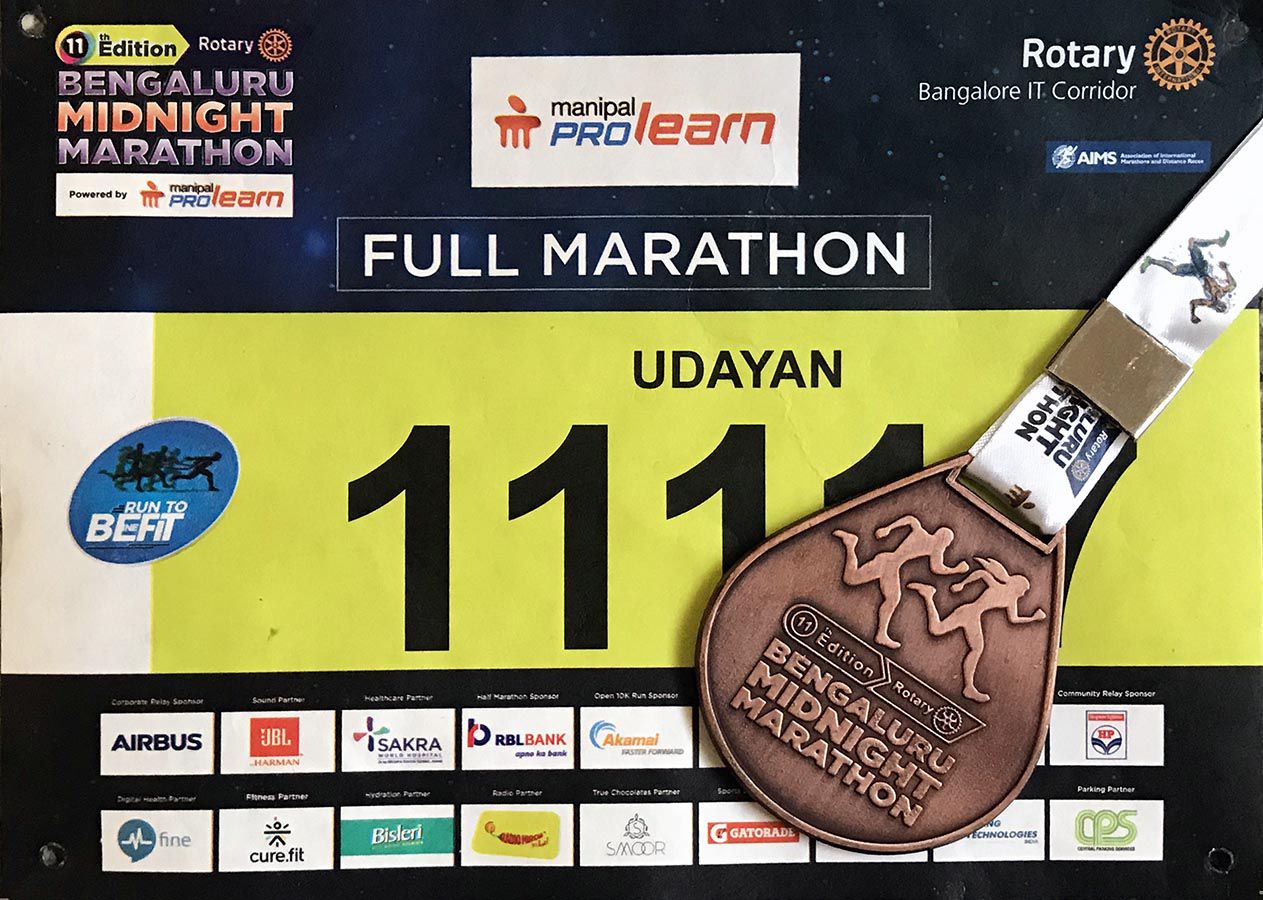 Bangalore Midnight Marathon 2017
