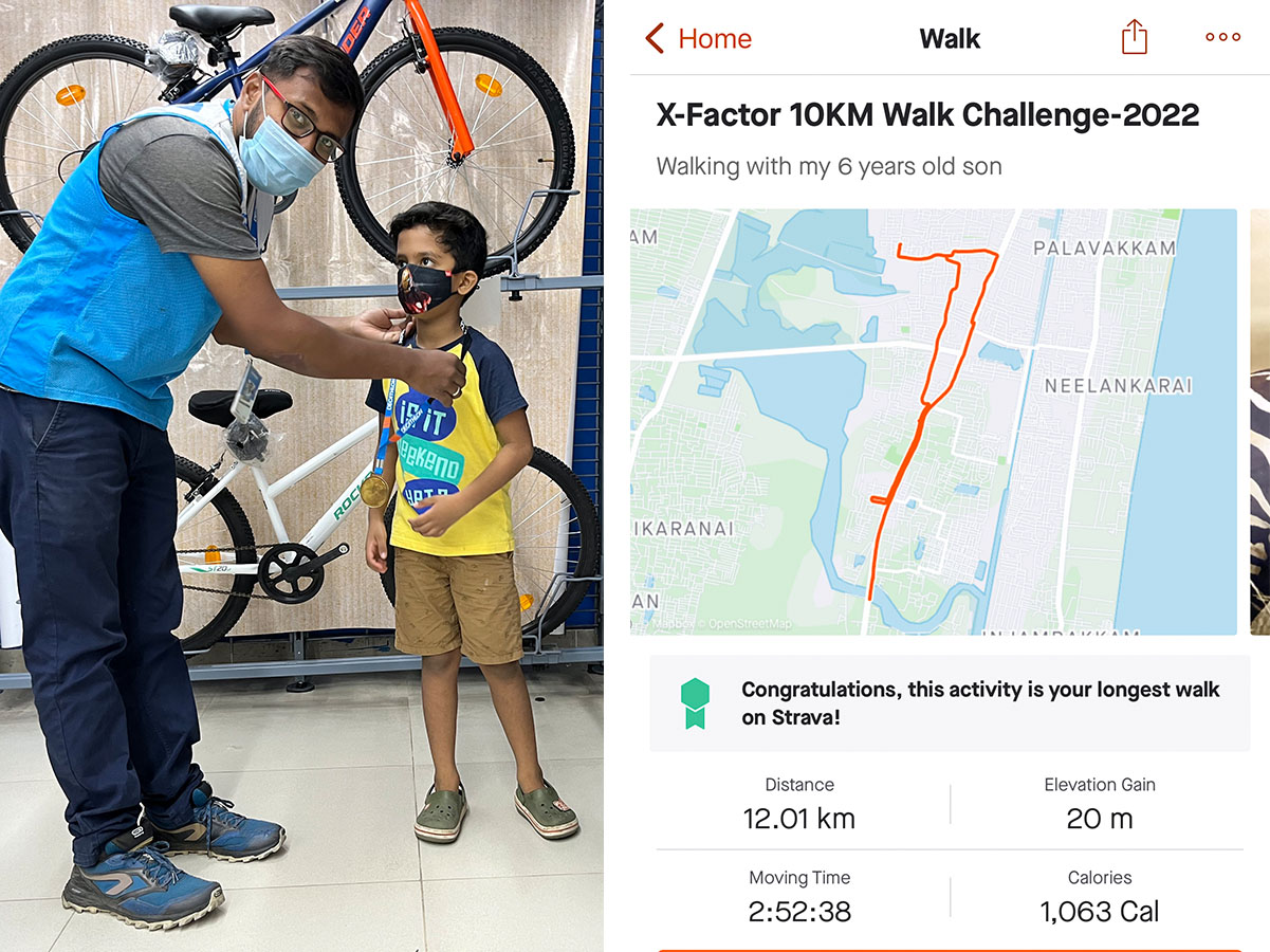 10KM X-factor Walking Challenge|Jan2022
