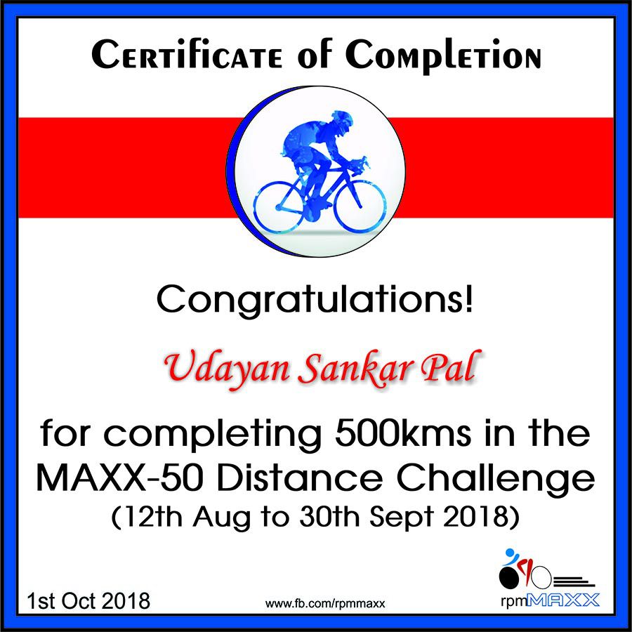 Maxx-50 Cycling Challenge