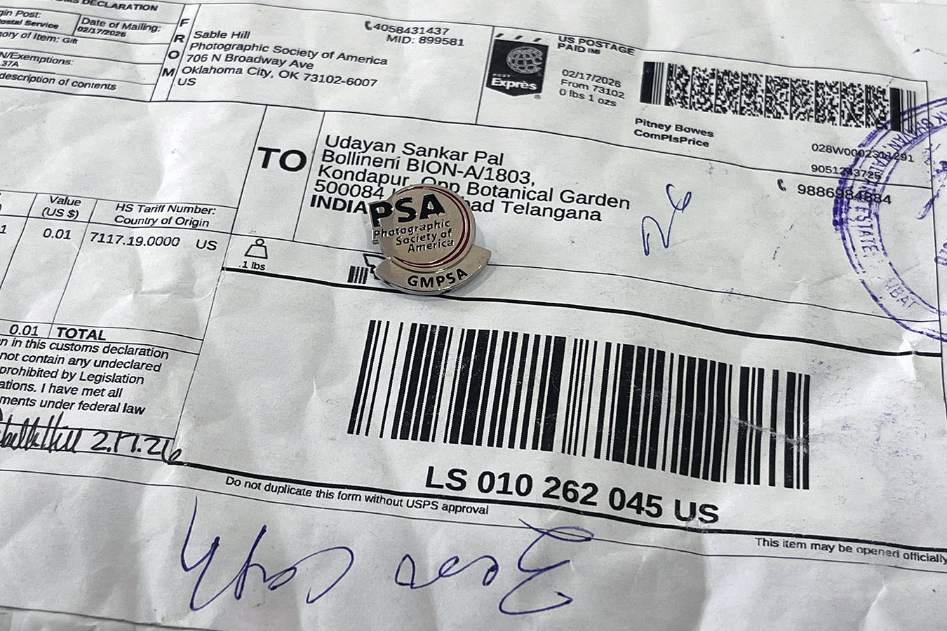 GMPSA Replacement PIN | 2026